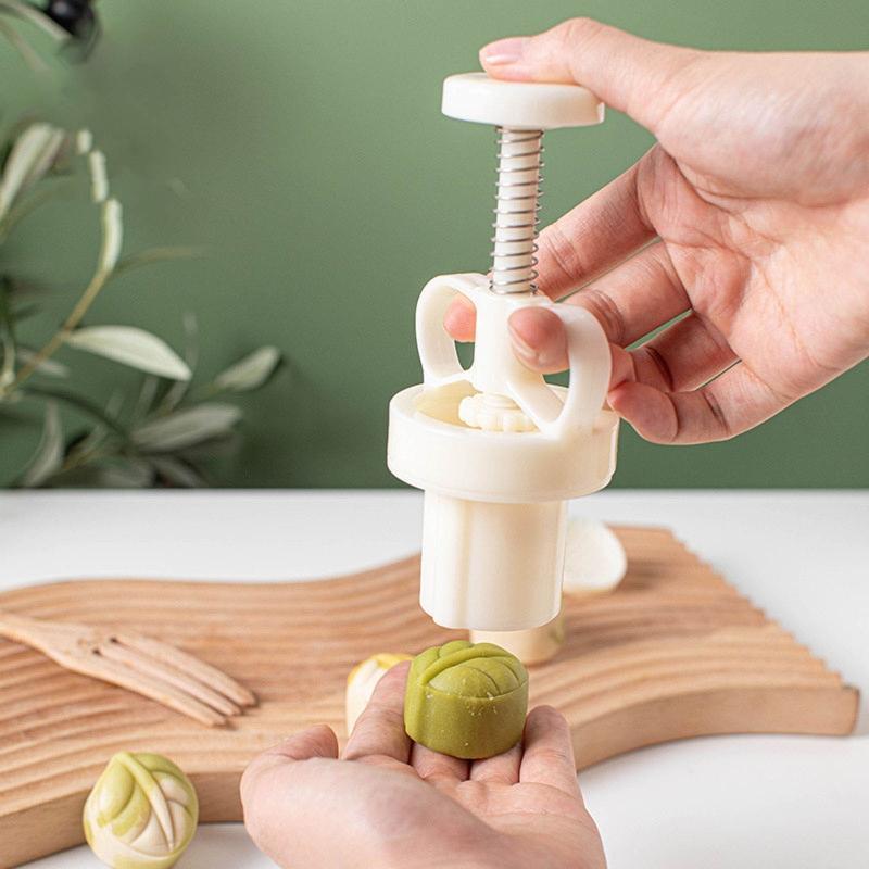 Durian Shape Stamps Moon Cake Moulds for Mid-Autumn Festival DIY Baking Mooncake