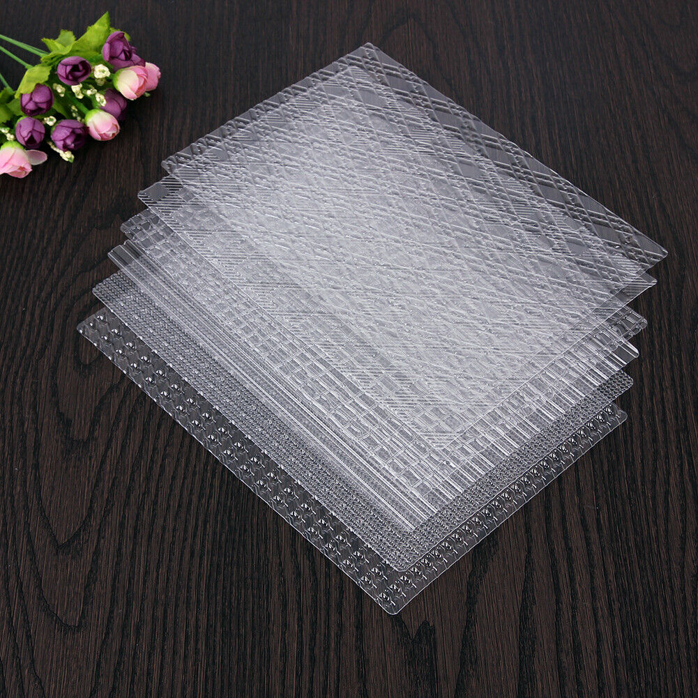 6pcs Fabric Cake Texture Mat Sugar Craft Decoration Fondant Cake Mold Tools