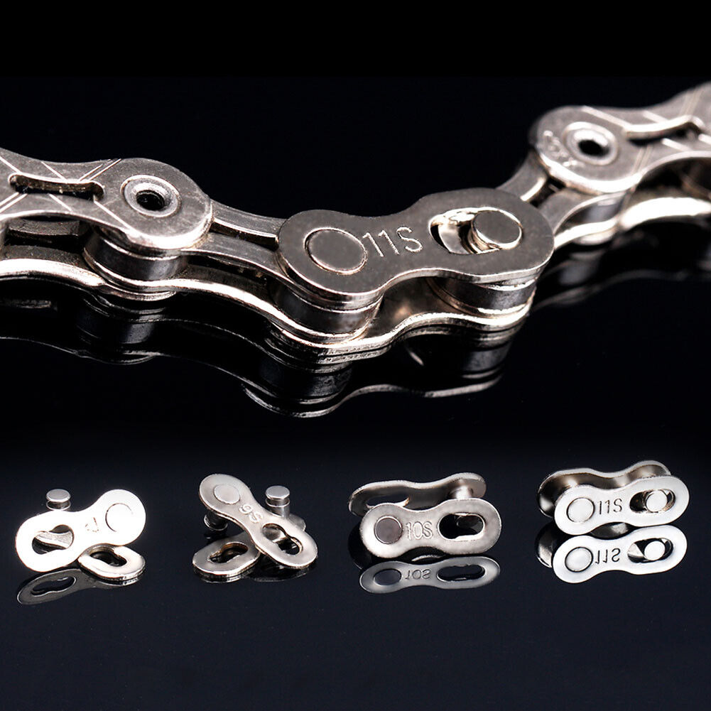 5 Pairs MTB Road Bike Chain Link Connector Chain Joint Magic Buckles (9S)