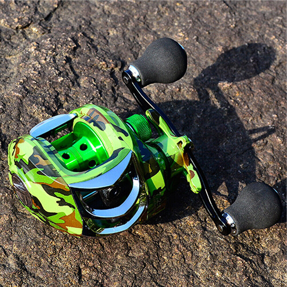 DW125 Baitcasting Reel 10kg Max Drag 18+1 BBs Fishing Reel (Right Hand)