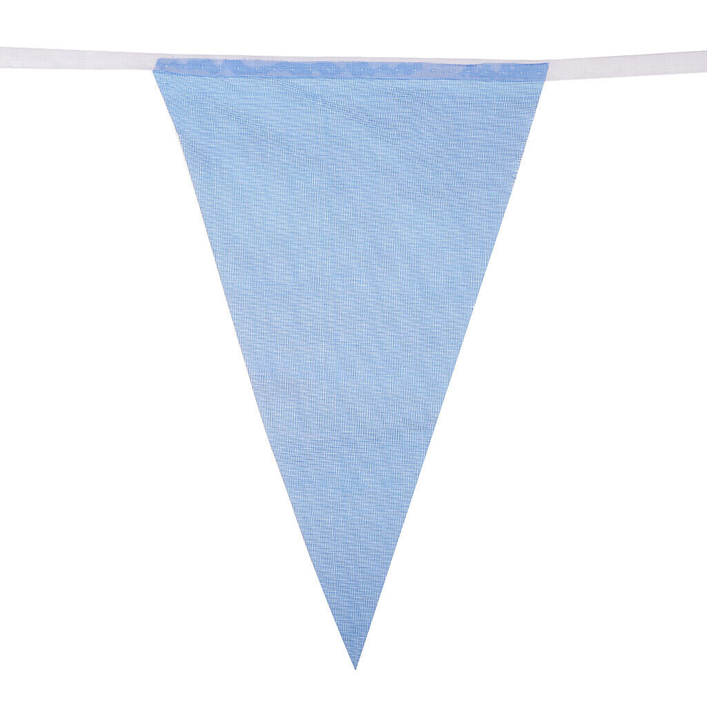 Set of 100 Pennant Flag 18x28cm String Bunting Banner for  Party