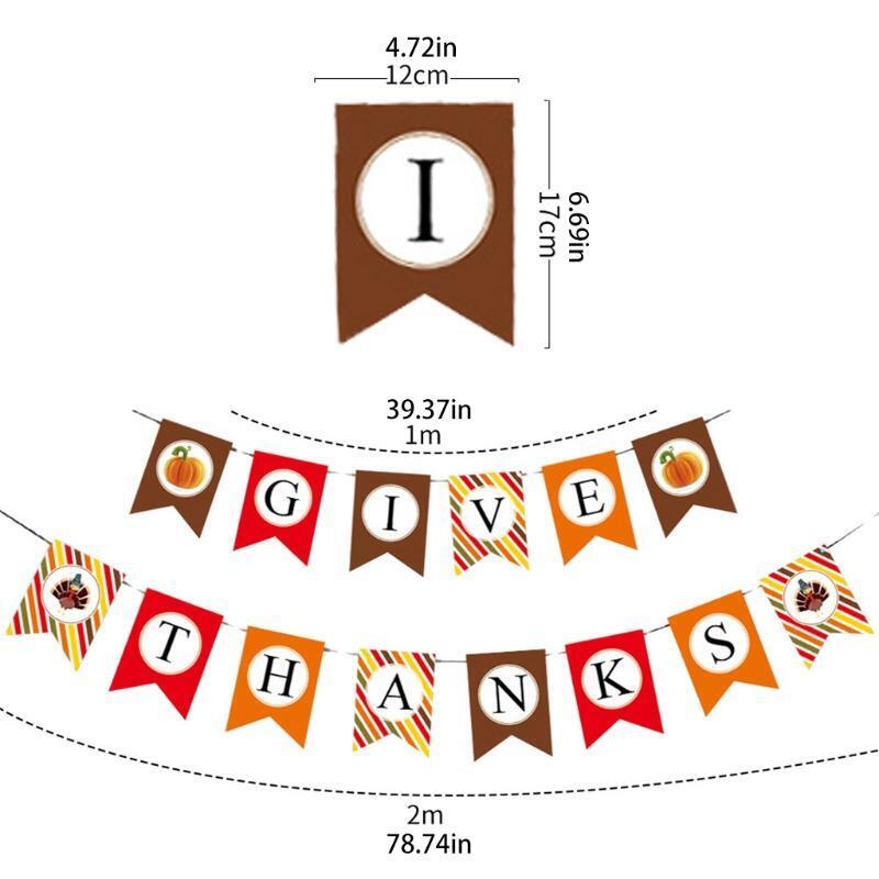 Thanksgiving Theme Party Balloons Decoration Set for Thanksgiving Day Favors