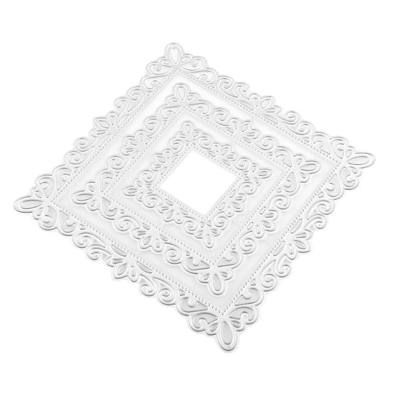 Frame Metal Cutting Die Stencil Lace Die Cuts Embossing Script Dies Stencils