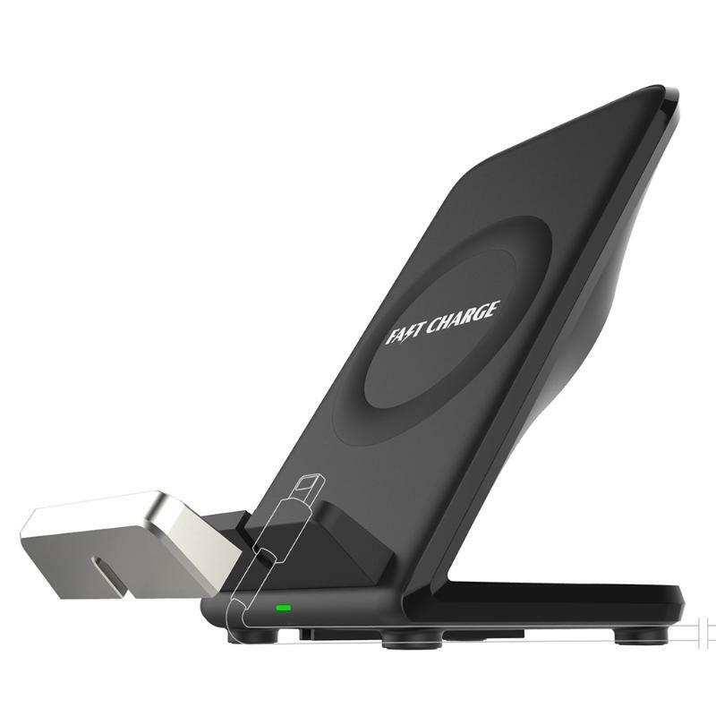 Portable Wireless Charger Stand Fast Charging Bracket for Most Mobile Phones