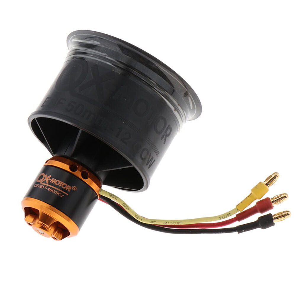 2Pcs 50mm Duct Fan QF2611 Powerful Brushless Motor 550W RC Accessories