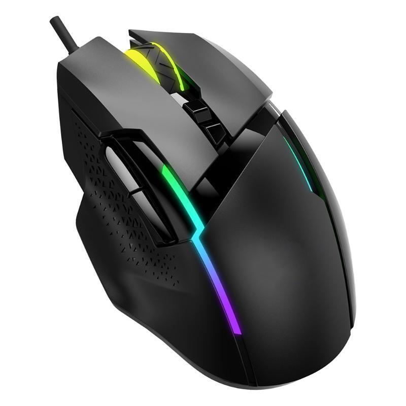 RGB Wired Gaming Mouse Three Gears DPI Adjustable with Colorful Breathing Light