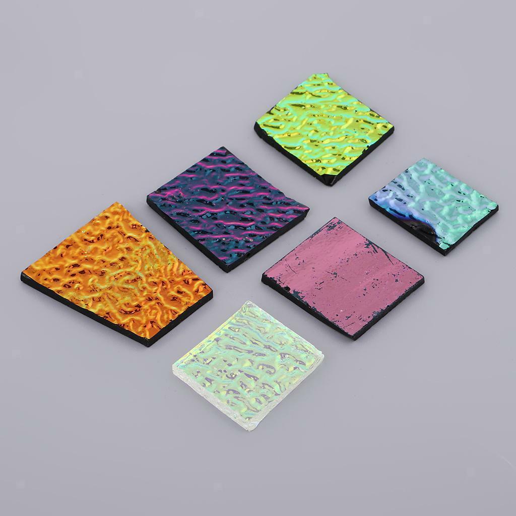 1Oz Mixed Dichroic Testure Fusing  COE 90  Microwave Kiln Making
