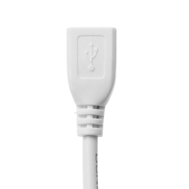 Micro USB Female to Male Power Supply Extension Cable With On Off Switch