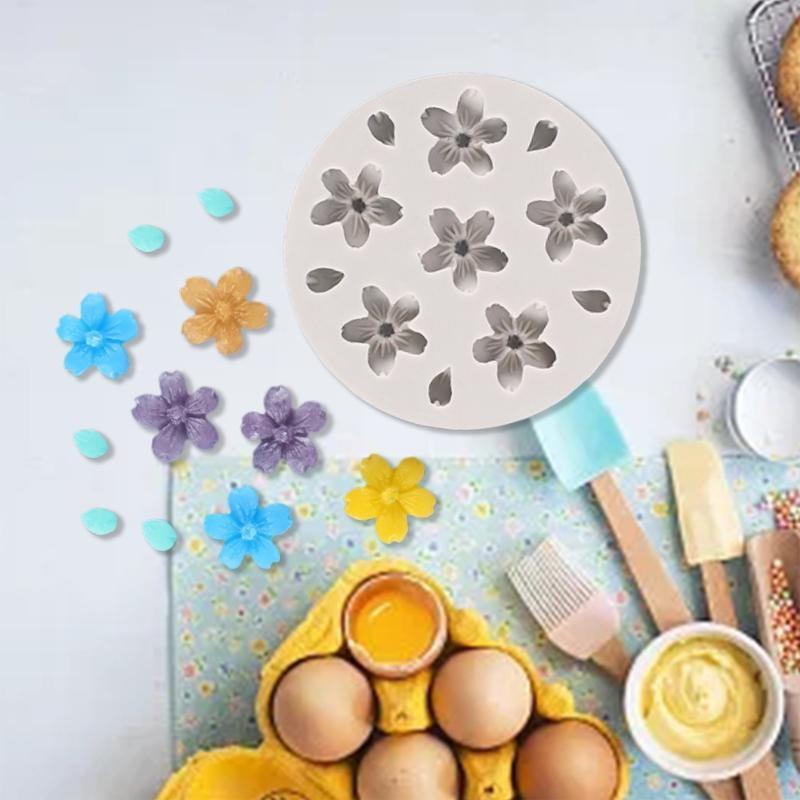 Cake Moulds Cake Decoration Tools Silicone Material for Chocolate Flower Inserts