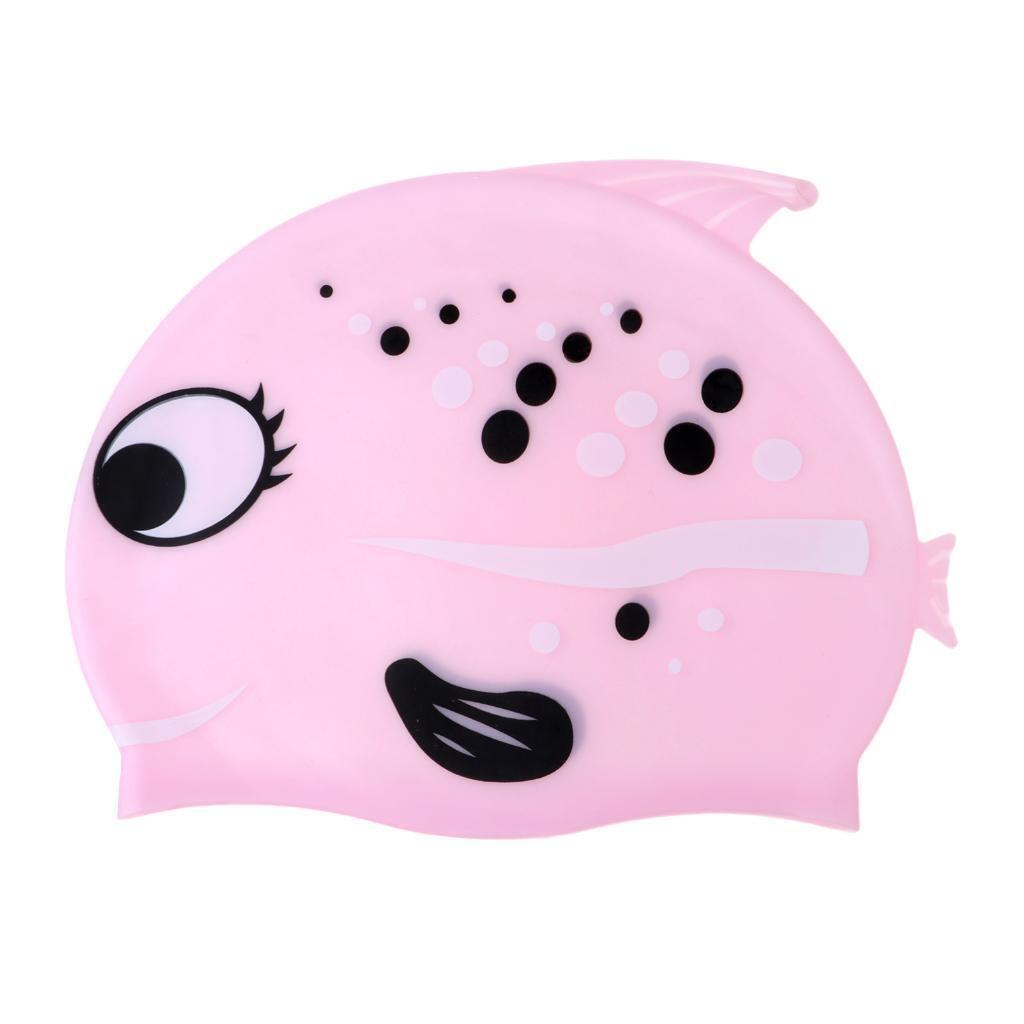 Waterproof Silicone Swimming  for Children - , as described Bobofish Pink
