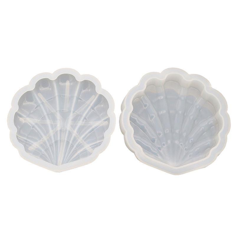 Table Top Storage Box Silicone Mold Shell Shape Mold Case Mold for DIY Art Craft