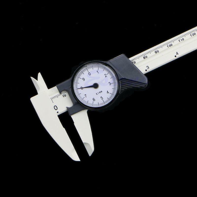 New 150mm 6inch Dial Caliper Plastic Vernier Caliper 4Way Gauge Micrometer 0.1mm
