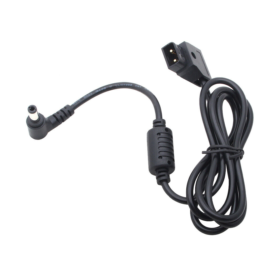 100cm D-Tap  Male  Plug Power Supply Cable for DSLR Rig Black