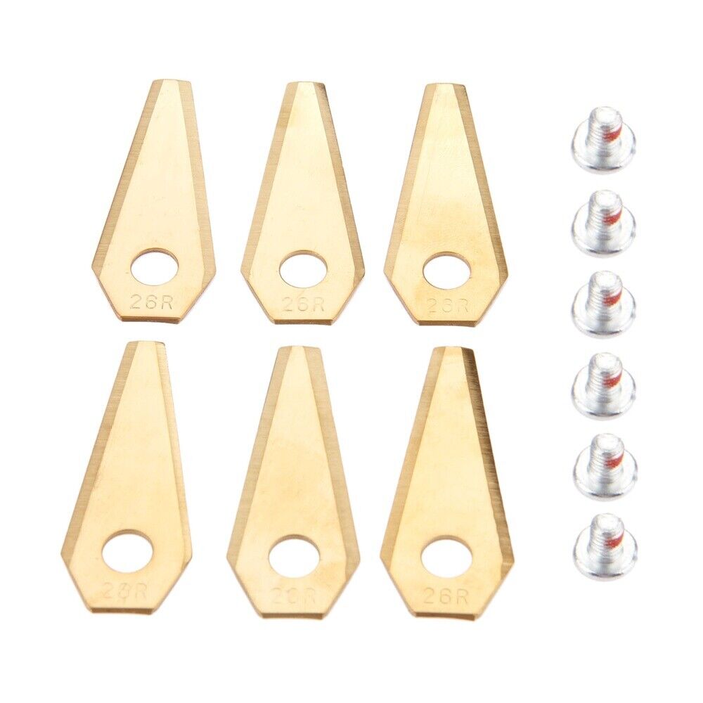 Lawnmower Titanium Coated Cutting Blade For Robotic Bosch Indego Replacement 30X