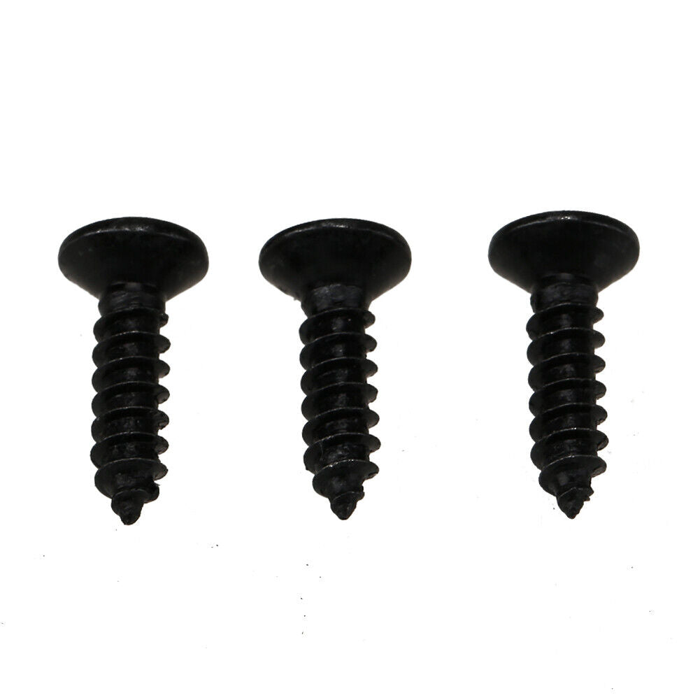 50pcs Acoustic Guitar Electric Guitar Electric Bass Panel Screw (Black)