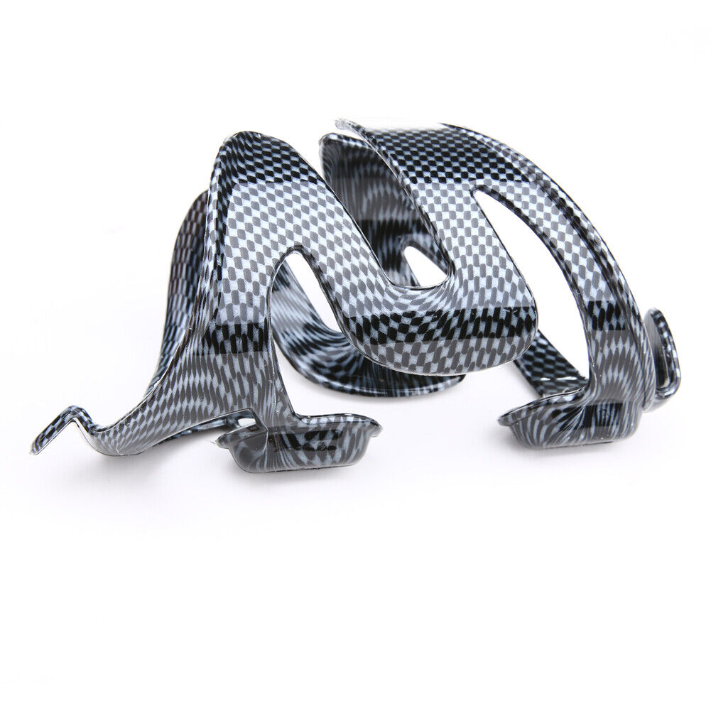 Carbon Fiber Pattern Bicycle Bike Cycling Carbon Water Bottle Cage Holder