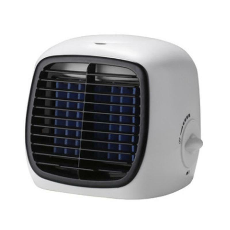 2-in-1 Fan Cooler Mini Portable Air Cooling Water Desk Humidifier Conditioner