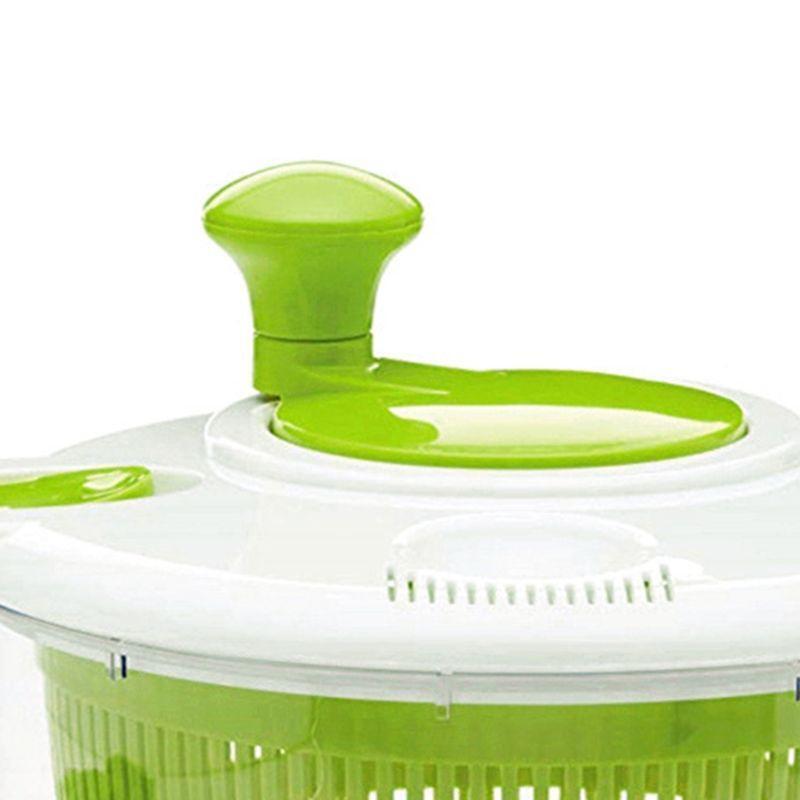 Vegetable Salad Spinner Dehydrator Washer Dryer Clean Fruits Basket Serving Bowl