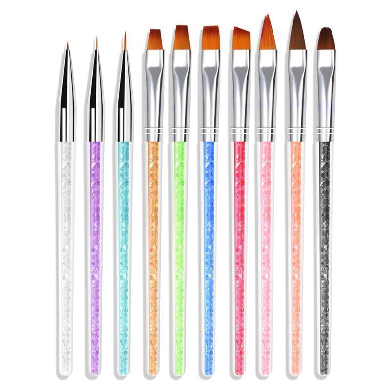 Gel Nail Art Brushes Ball tip pen for Nail Art for Home Use and Professional