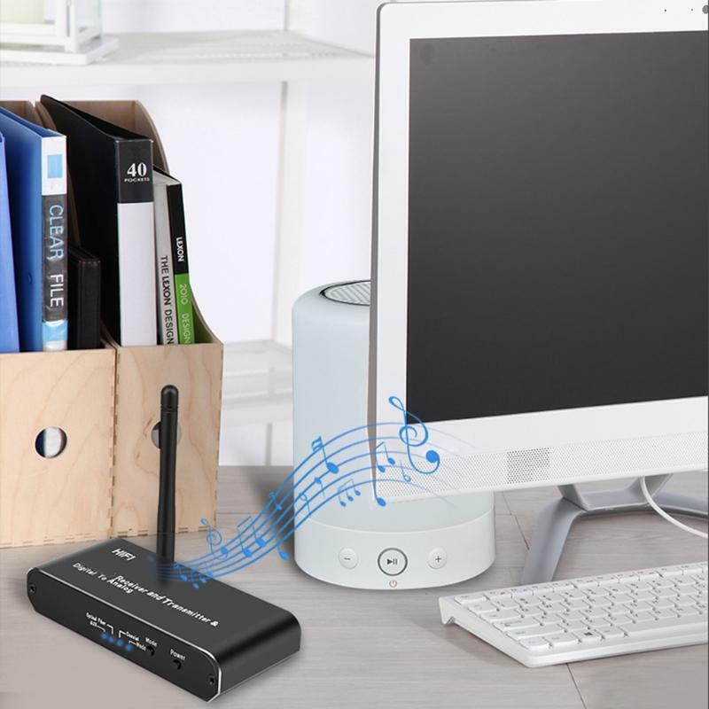 Digital Audio Transceiver Converter Wireless 3.5mm Aux Coaxial Adapter