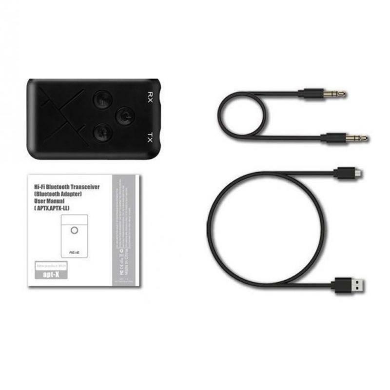 Bluetooth-compatible 4.2 Adapter 3.5mm Audio Receiver Transmitter 2 in1 Adapter