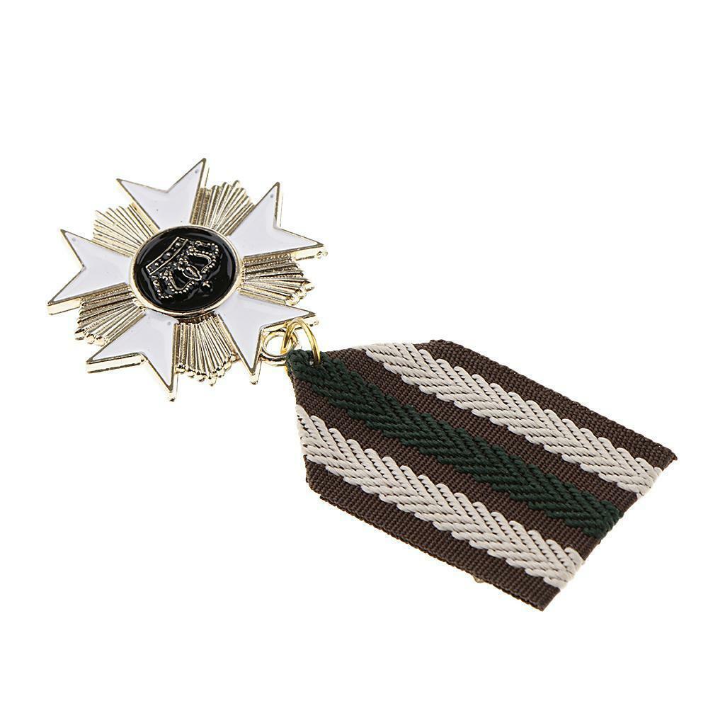 12Pieces Fabric Geometric  Badge Brooch Costume Uniform Corsage