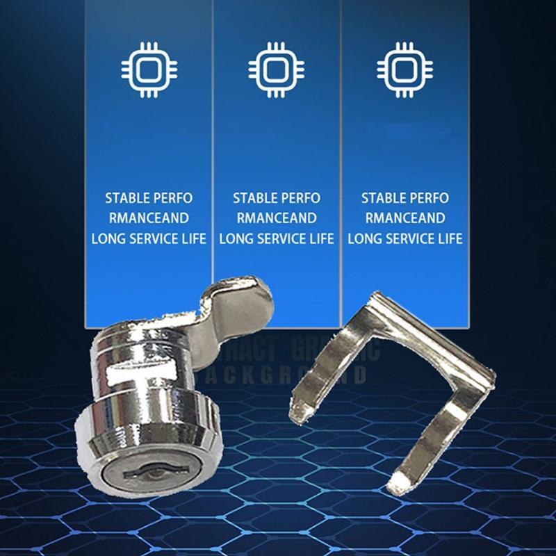 Letter Box Cam Cylinder Locks with 2 Keys Security Cabinet Lock Replacement
