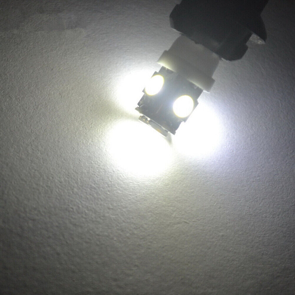 1 Pair T10 W5W 5SMD LED Bulb 5050 Car Auto Width Indicator Light (White)
