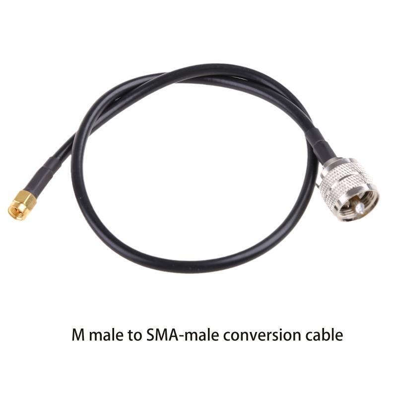 SMA Male to UHF PL259 Male Connector Coaxial Cable Adapter Cable for Radio
