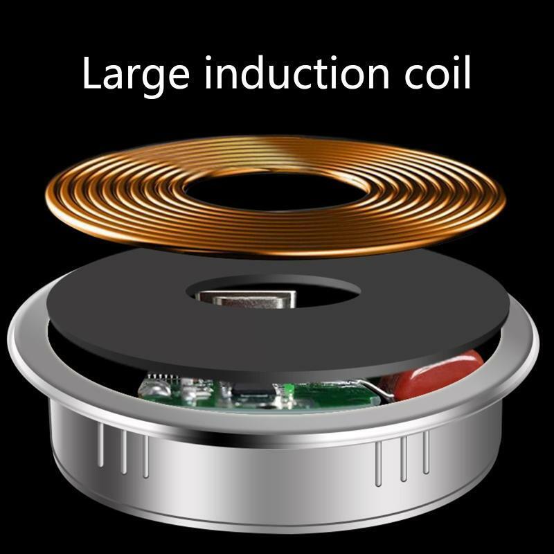15W QC3.0 USB-C USB-A Built in Desktop Device Qi Fast Embedded Wireless Charger