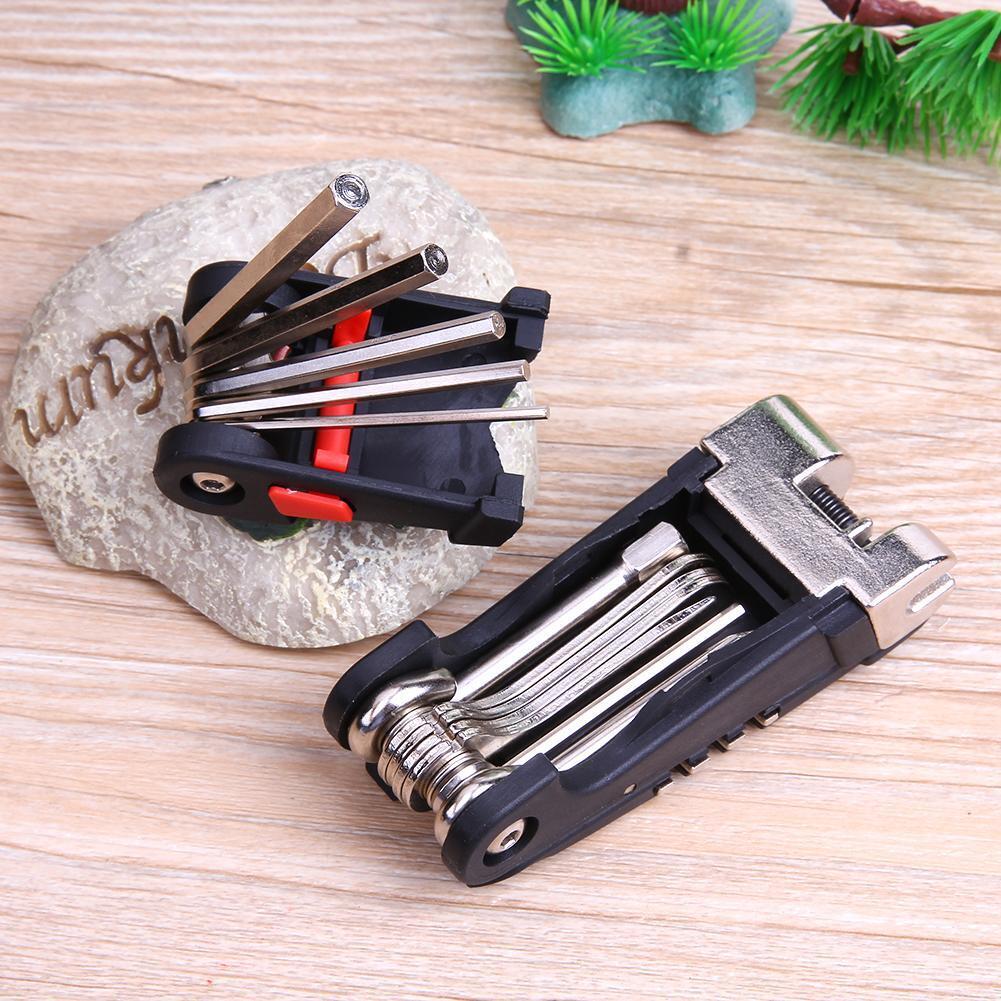 Mini Repair Pocket Folding Tool Bicycle Moutain Road Bike Tool Set Cycling