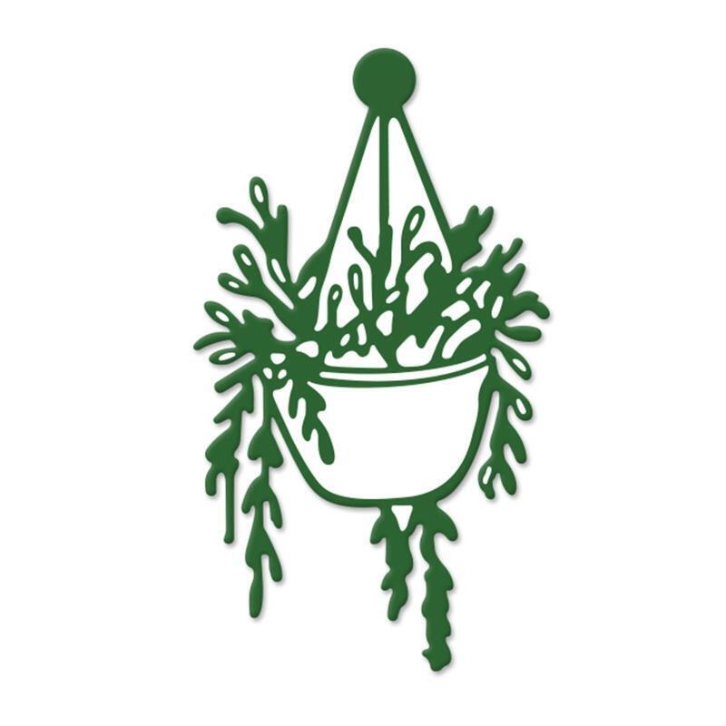 Hanging Plants Metal Cutting Dies Stencil DIY Scrapbooking Album Paper Card Mold