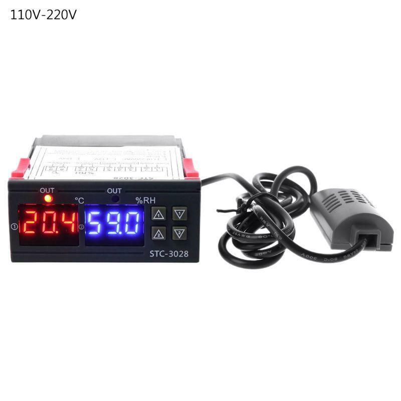 Digital Thermostat Humidistat Humidity & Temperature Controller AC 110V 220V 10A
