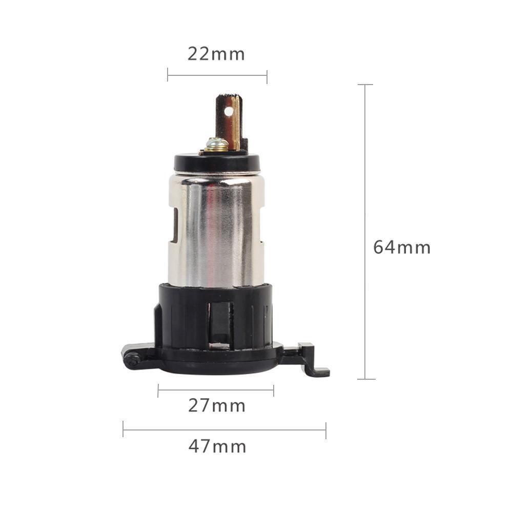 Car Cigarette Lighter 12V Power Socket Plug Outlet with Waterproof Cover