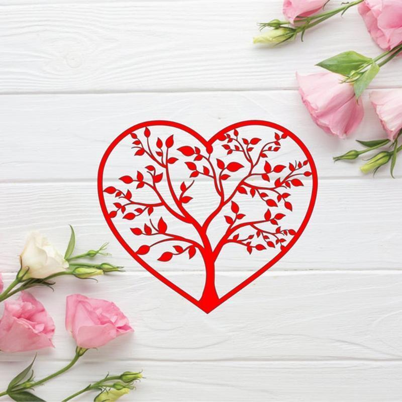 Heart Metal Cutting Die Tree Shape Carbon Steel Embossing Script Die Stencils
