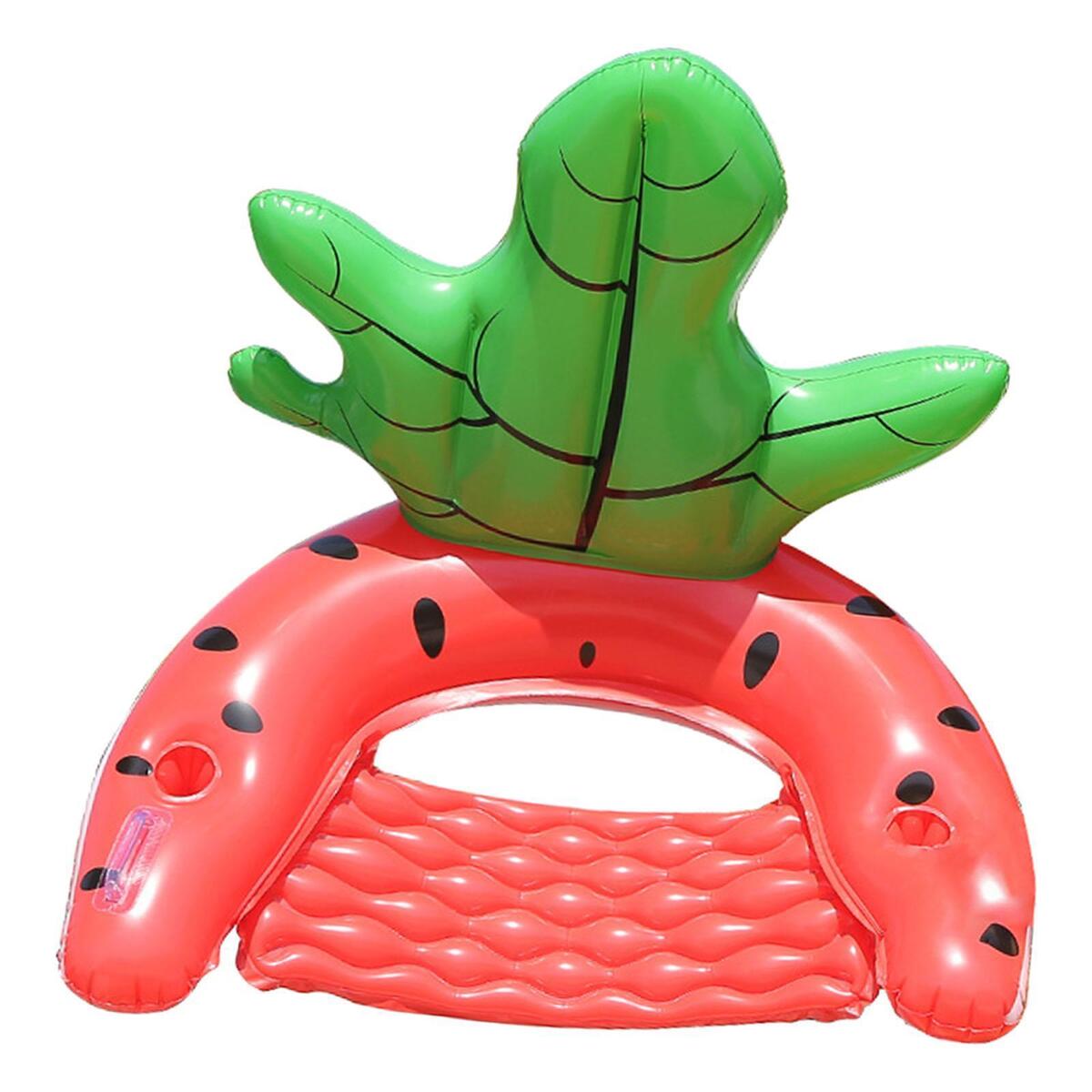 Watermelon Inflatable Pool Float Beach Float Chair with Handles for Beach