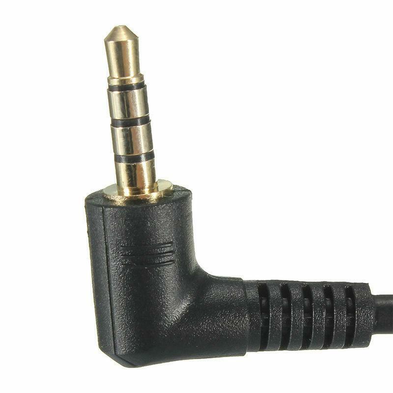 3.5mm 4Pole 90°Angled Male to Female AUX Audio OMTP interchange CTIA Cable New