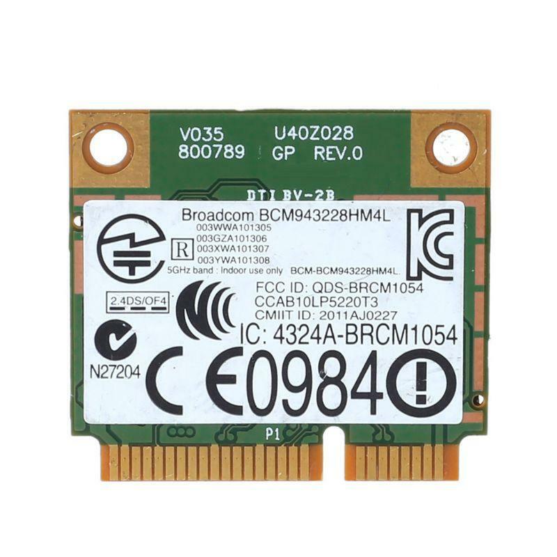 BCM4322 Wireless 802.11a/b/g/n Dual Band Mini Pci-e Wifi Card DW1530 for Dell