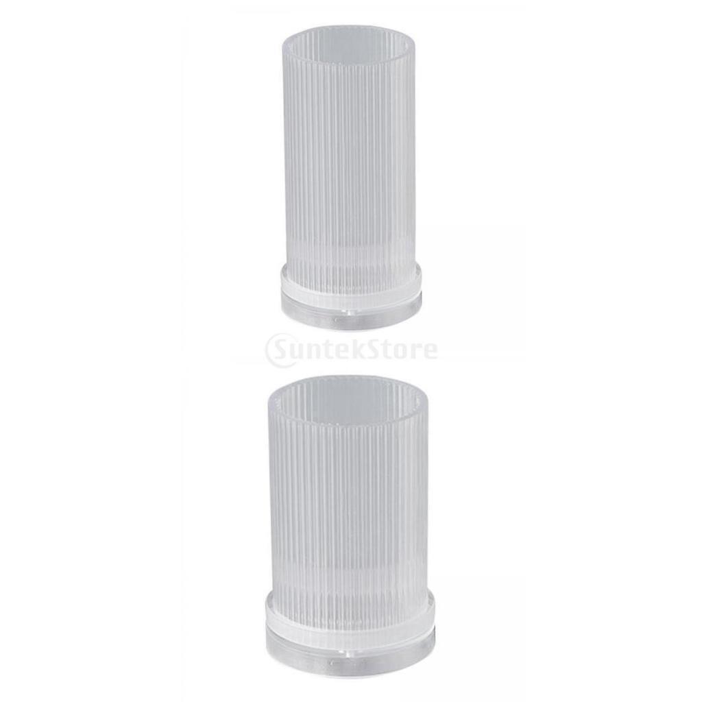 2pcs Handmade Candle Mold Acrylic Stripe Cylinder Rib   Making