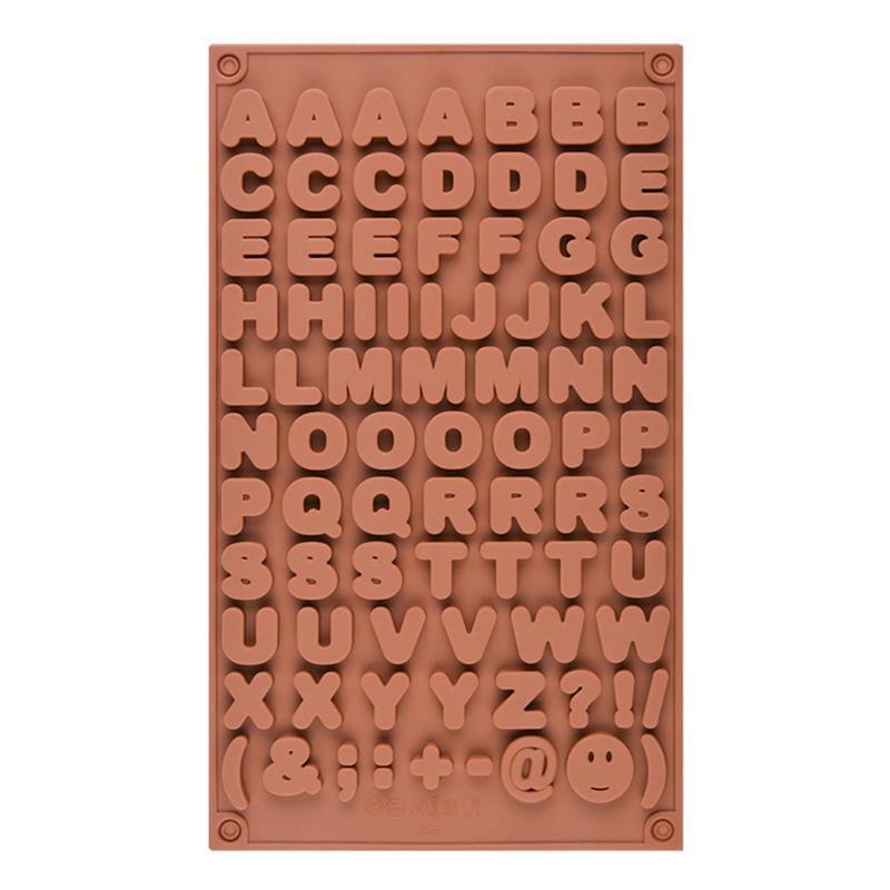 Letters Theme Molds for Chocolate Candy or Fondant Cake Decorating Tools Gift