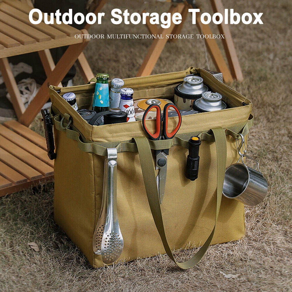 Outdoor Camping Travel Tools Storage Bag Folding Firewood Package Handbag