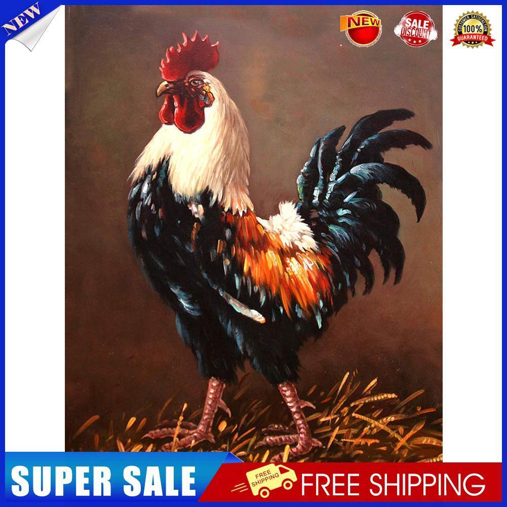 Full Cross Stitch Eco-cotton Thread 11CT Printed Chicken Craft Art Kits