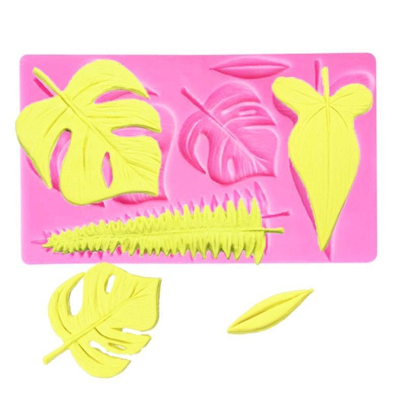 Creative Fern Leaves Shape Fondant Cake Silicone Mold Pastry Chocolate Mold