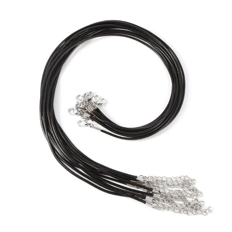 2mm Wax Rope Necklace Diy Jewelry Accessories Beaded Necklace Making Materials