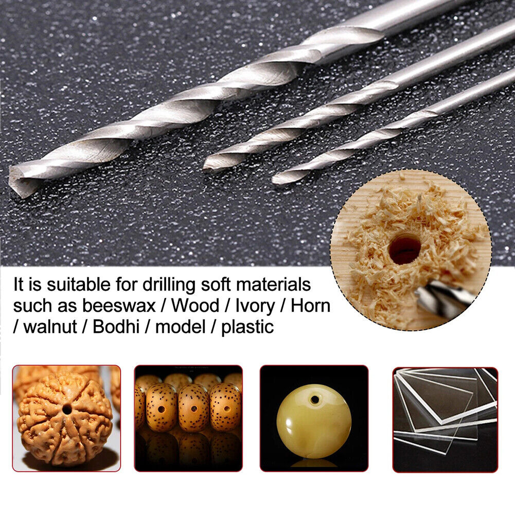 40pcs 0.3-1.0mm Micro Twist Drill Bits Jewelry Tools HSS Mini Drilling Bits