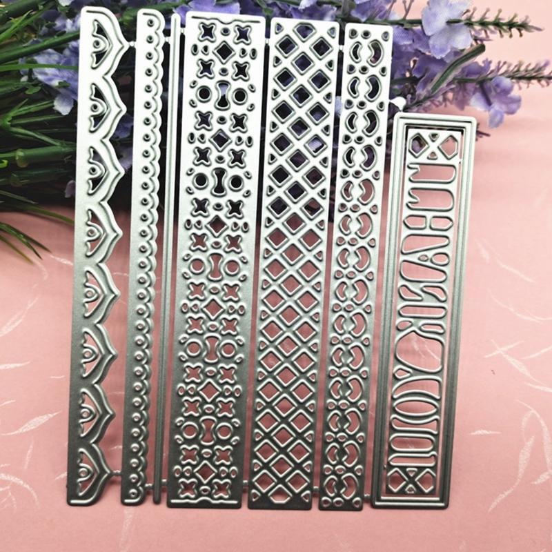 Ruler Metal Cutting Dies Stencil Scrapbooking DIY Album Stamp Paper Card