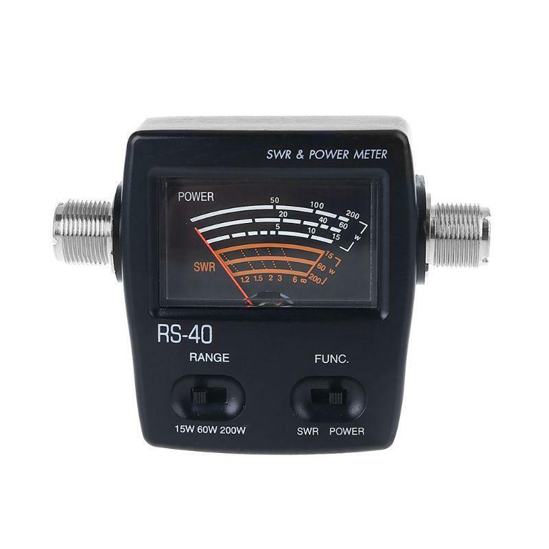 NISSEI RS40 Power SWR Meter RS-Measurable Up to 200W Power Range with Adapter