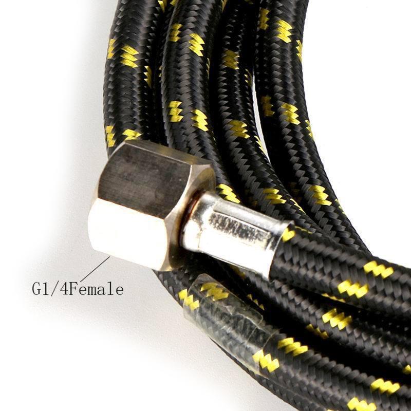 Airbrush Air Hose with 1/8 Size On Both End and Adapter 1/8 Male - 1/4 Female