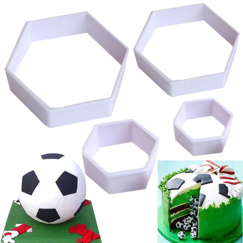 Biscuit Stamper Cutters Football Shaped Biscuits Baking Accessories for Children