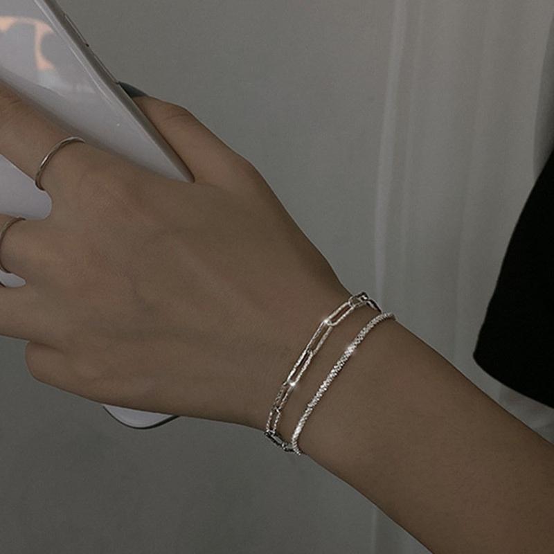 Women Sparkling Gypsophila Adjustable Bracelets Fashion Simple Jewelry Gift